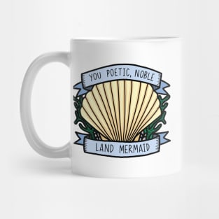 Poetic Noble Land Mermaid Mug